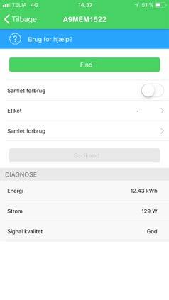 Med app'en My Schneider Electrician esetup kan du: Parre de enkelte trådløse energisensorer til en energibelastning