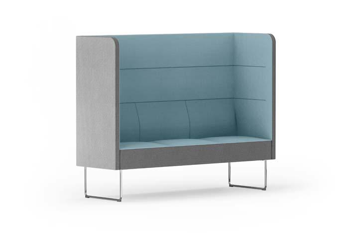 EFG014502 3-sæders sofa, høj ryg
