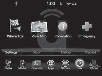 1. Par din Siri-aktiverede enhed med køretøjets lydsystem. Du kan se en detaljeret parringsprocedure i instruktionsbogens Uconnecttillæg. Uconnect 8.