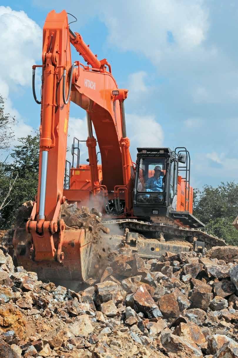 Hitachis store gravemaskiner er bygget til at holde ZX670LCR-5 ZX670LCR-5 ZX670LCH-5 Holdbare dele Vores store gravemaskiner er designet til at levere øget tilgængelighed og produktivitet, selv på de