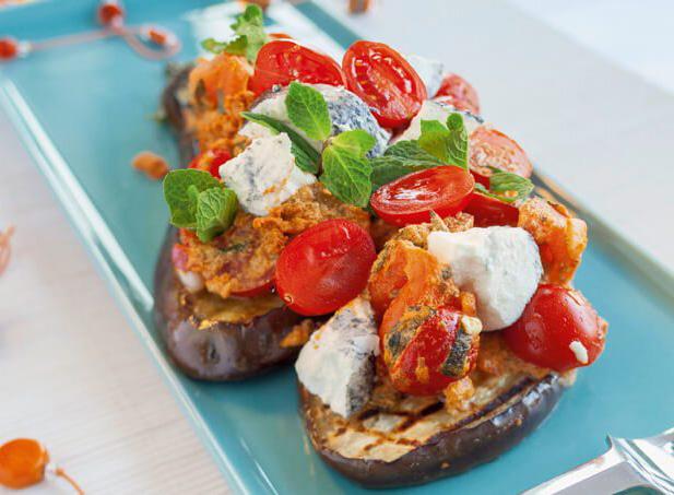 madlavning. Prøv fx auberginebuschetta med tomat og basilikum.