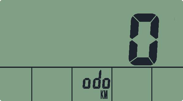 Total antal kilometer (odo) 0-9999 træningstid