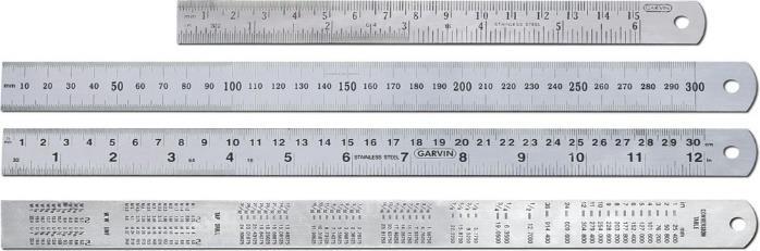 Stållineal Stållinealen anvendes til måling af længder