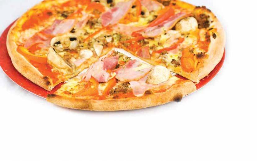 70. Pizza Italia Pizza 70. Pizza Italia... 99,- Tomat, ost, krydret hakket oksekød, skinke, bacon, friske champignon og peberfrugt. 72. Margerita... 75,- Tomat og ost. 74. Vesuvio.