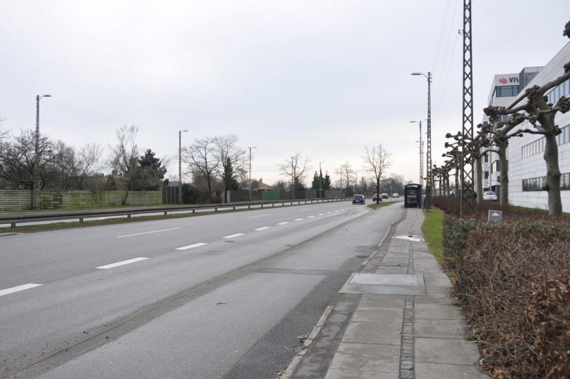 Figur 2. Eksempel på trafikvej i Herlev Kommune.