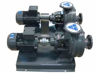 Som standard leveres pumpen i støbejern eller bronze, dimensioneret for Tn 16, men kan efter ønske udføres i andre materialer og for andre tryktrin.