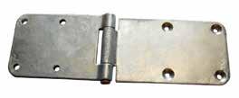 bolt og møtrik. Galvaniseret. Hinge bracket with bolt and nut. Zinc-plated, straight for welding. 20.199V 20.