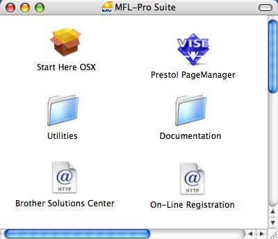 Medfølgende cd-rom med MFL-Pro Suite 1 Medfølgende cd-rom med MFL-Pro Suite Installer MFL-Pro Suite Du kan installere MFL-Pro Suite-softwaren og multifunktionsdrivere.