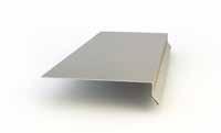 Cembrit Indvendigt Hjørne, kvadrat 20 x 35 x 35 mm farvet aluminiumsprofil til 90