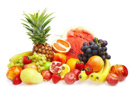 Kulhydrater - Frugt og Bær - gerne med farver Æbler og bananer Melon og