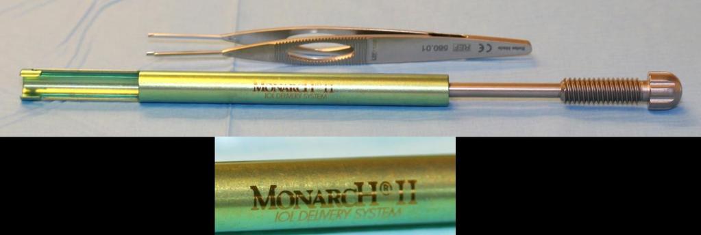 Linse injektor sæt Alcon Monarch II (Dioptri -5 5) Placering :