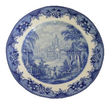 1533: Porcelæn blue castle