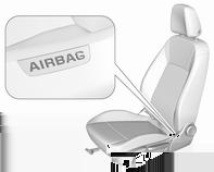 Sædestilling 3 41. Anbring ikke arme/ben eller genstande i det område, hvor airbaggen kan blive udløst. Spænd sikkerhedsselen korrekt og lås den korrekt.