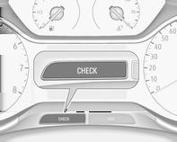 Overvågning af motoroliestand Motoroliestanden vises i førerinformationscentret i nogle sekunder efter serviceinformationen, efter at tændingen er slået til.