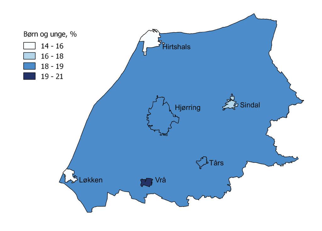 Befolkningssammensætning i kommunen Figur 1.2.3.