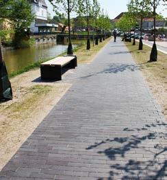 Allégade nye træer, en smuk teglbelægning langs kanalen og kanalområdet i det hele taget nyt