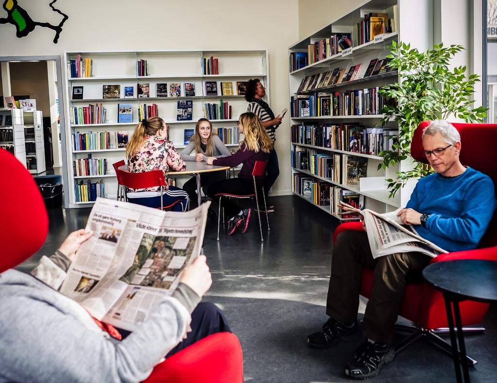 Bibliotekets mission Nyborg Bibliotek er en dynamisk og sprudlende kulturinstitution, der spiller en afgørende rolle i forhold til at gøre kommunen mentalt, kulturelt og socialt rigere.