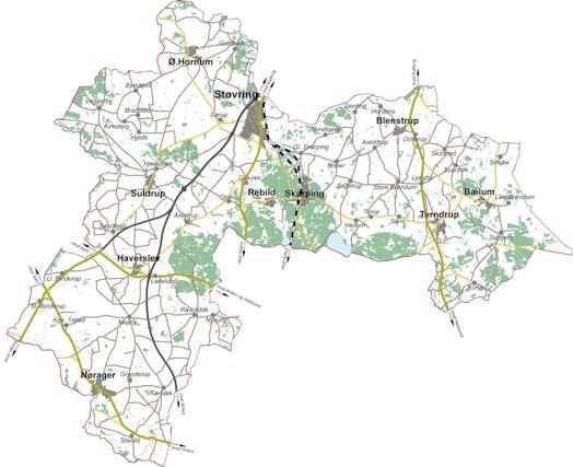 4 Data om kommunen: Rebild Kommune er beliggende i hjertet af Himmerland midt i en enestående smuk natur med Rebild Bakker og Rold Skov som de helt store attraktioner.