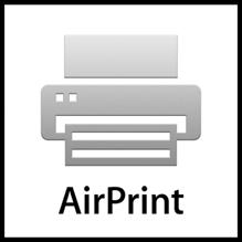 Udskrivning fra PC > Udskrivning med AirPrint Udskrivning med AirPrint AirPrint er en udskrivningsfunktion der er standard i ios 4.2 og nyere produkter, og i Mac OS X 10.7 og nyere produkter.