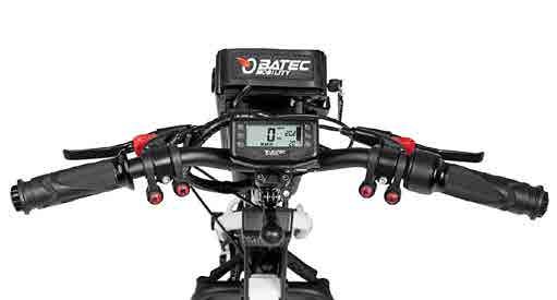 Batec Mini: Elektrisk hjælpemotor med 16 hjul og bakgear men med samme fart og drifkraft som den større version.