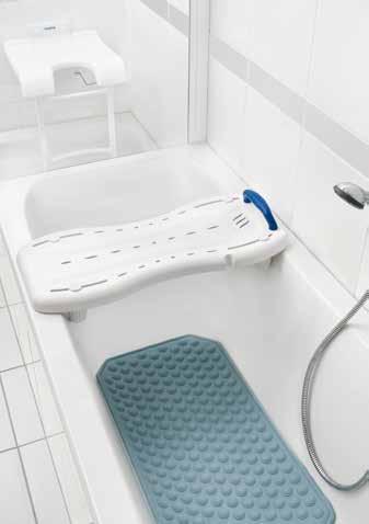 Marina Øget sikkerhed og komfort ved badning Det ergonomiske og robuste design giver sikkerhed og komfort ved badning.