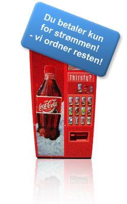 Case: Sodavandsautomat Udgangspunkt: Strømforbrug: værdiskabende i begrænset omfang ca.