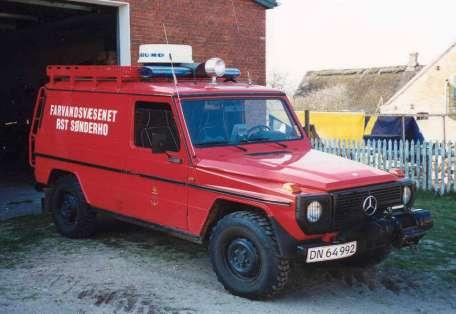 Redningsbilen: Mercedes GD udstyret med VHF, radar,
