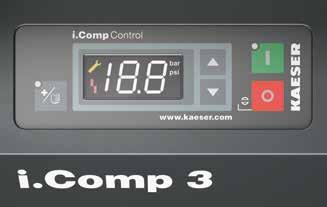 Serien i.comp 3 Den lidt "ANDERLEDES" håndværkerkompressor i.comp Control i.comp Control er alene udviklet til de lidt anderledes håndværkerkompressorer.