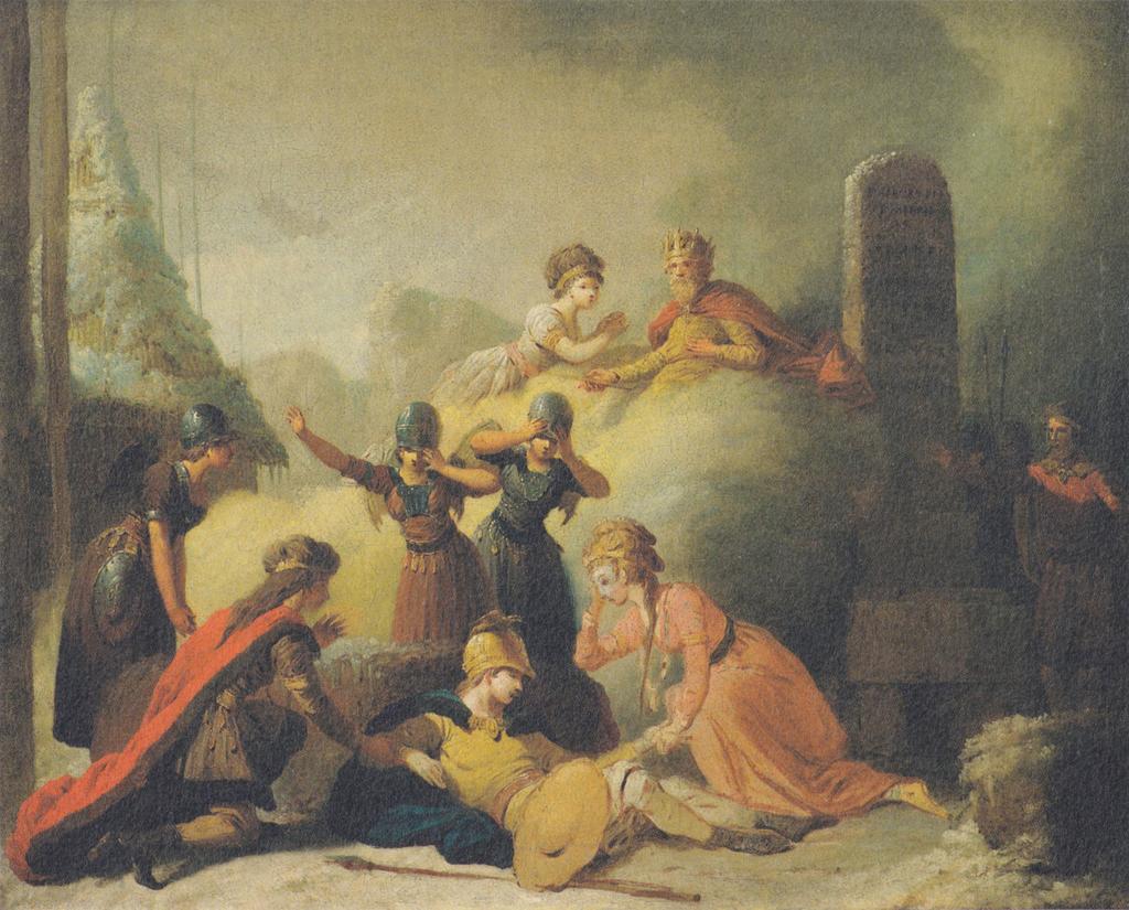 Mynd 2: Peter Cramer. Dauði Baldurs 1780.