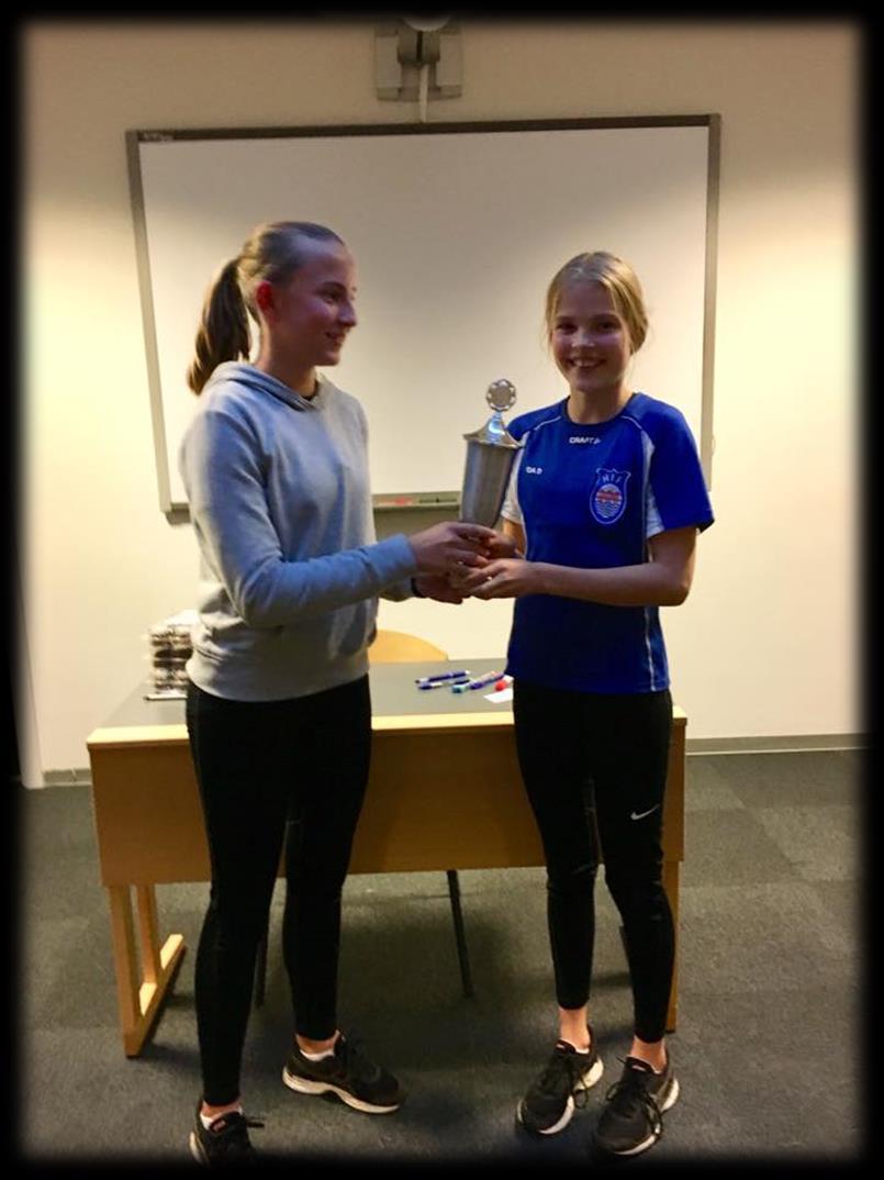 Afslutning af udesæson 2017 Årets Fiduspokal blev uddelt til Ida Duelund Stort tillykke Fiduspokalen uddeles til en fra holdet, som gør noget godt for