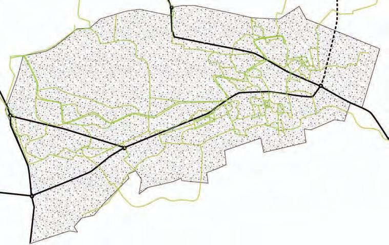 4 forbindelser Eksempel på en grussti, der kan forbinde OVER SØ & LAND med de omkringliggende byer.