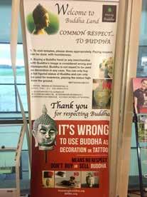 d fornuft Eksempel på et skilt, her fra en lufthavn i det sydlige Thailand, der skulle minde os om at respekt er sund fornuft. Thailand. Det kan vi her i Vesten godt lære noget af.