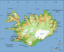 Befolkningsudviklingen Island 2017-2027 fra ca.