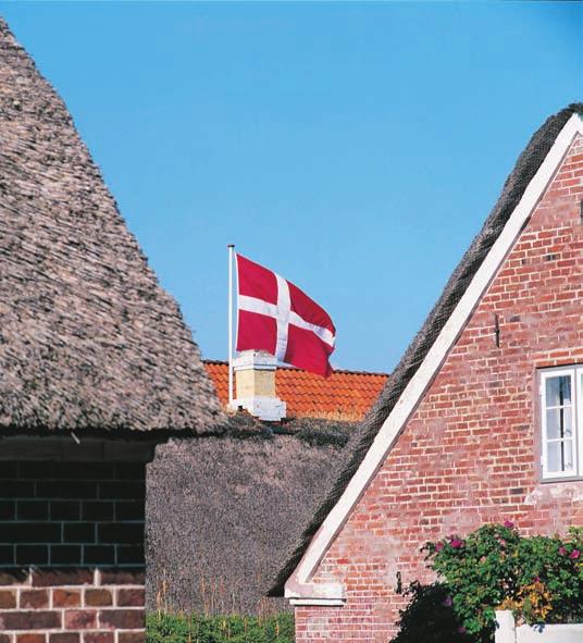 Flaget giver et signal til naboer og forbipasserende om glæde. Stutﬂaget Bredden på det hvide kors er udgangspunktet for størrelsen på de røde felter.