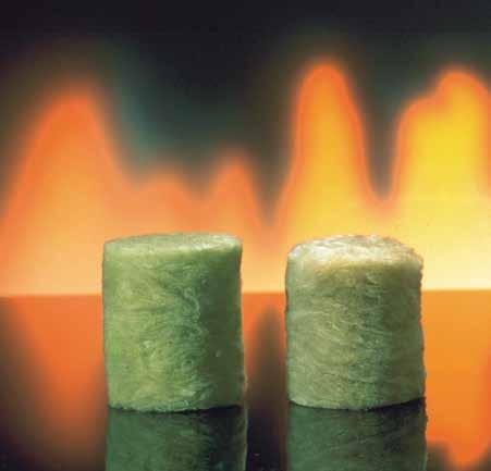 PRODUKTER TEKNISK ISOLERING 1000 ºC Stenuld fra Paroc er et perfekt materiale til brandsikring. Den tåler temperaturer på over 1000 C uden at smelte.