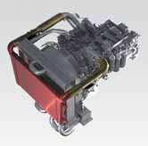 Høj produktivitet og lavt brændstofforbrug ecot3-motor med lavt forbrug Opfylder EU s trin IIIA Komatsus SAA4D107E-1-motor har et højt drejningsmoment, bedre ydelse ved lav hastighed samt et lavt