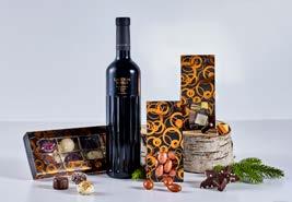 moms 200,- 80118-02 - Stjernestund 1 fl. Luccarelli Rosso, Italien; Mandler m/mørk chokolade & havsalt 100 g.
