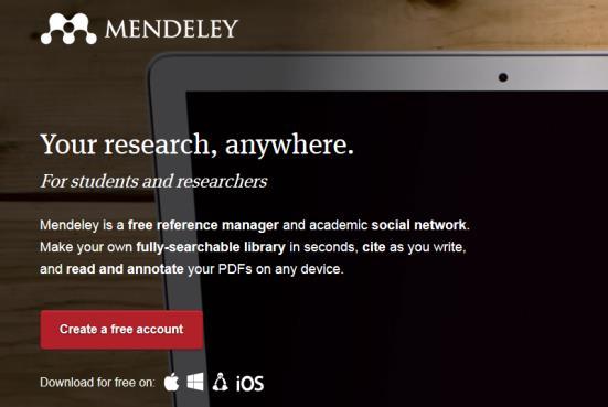 1. Download Mendeley Åbn en internetbrowser op. Installer programmet Mendeley fra : http://www.mendeley.