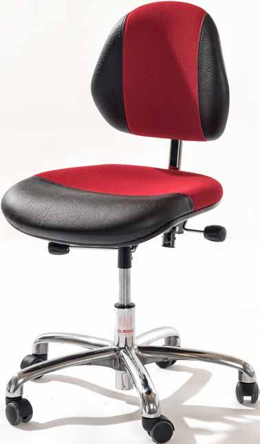 office DUO STOL Duo stolen er praktisk og slidstærk med to typer stof.