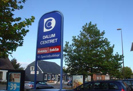 Dalum center 6. Dalum center I nærværende afsnit beskrives detailhandelen i Dalum center.