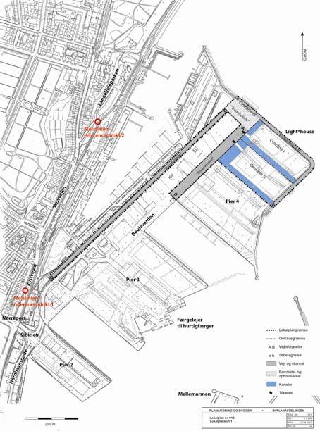 KORTBILAG 1 Oversigtskort med lokalplanområde og angivelse af placeringen af