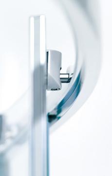 IFÖ SILVER Ifö Silver, kvartrund, 90x90 cm kr. 3 339 Glatte profiler giver badeværelset et elegant præg.