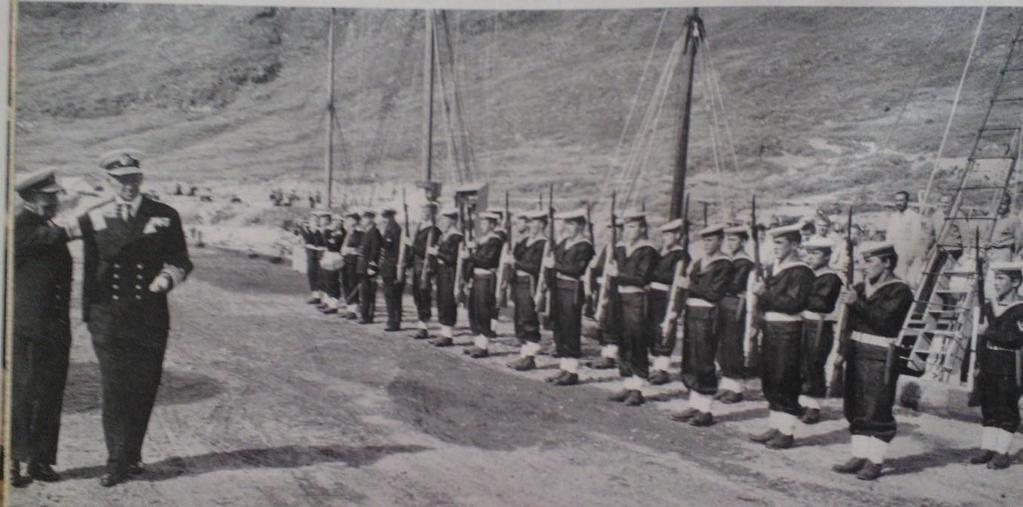 Grønnedal blev dansk flådestation i 1951 Kong