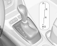 140 Kørsel og betjening Automatisk gearkasse Den automatiske gearkasse giver mulighed for automatisk gearskift (automatisk funktion) eller manuelt gearskift (manuel funktion).