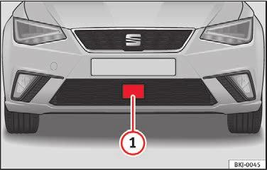 Hvis symbolet er hvidt: ACC er aktiv. Forankørende bil registreret. ACC regulerer hastigheden og afstanden til den forankørende bil. Hvis symbolet er gråt: ACC er ikke aktiv (standby).