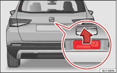 Anvisning Tyverialarmen bliver ikke aktiveret, når bilen låses manuelt med nøglekammen Side 114. Nødlåsning af døre uden låsecylinder Fig.