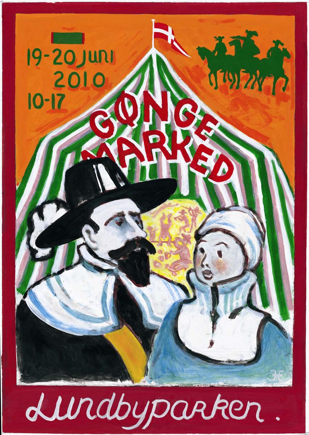 3 Kunstmaler Jørgen Tang Holbek fra Lundby har malet plakaten til Gøngemarked 2010.