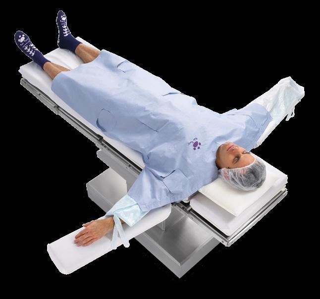 Bair Paws Flex varmekittel Positionering overkrop Perioperativ opvarmning af overkroppen til patienter i