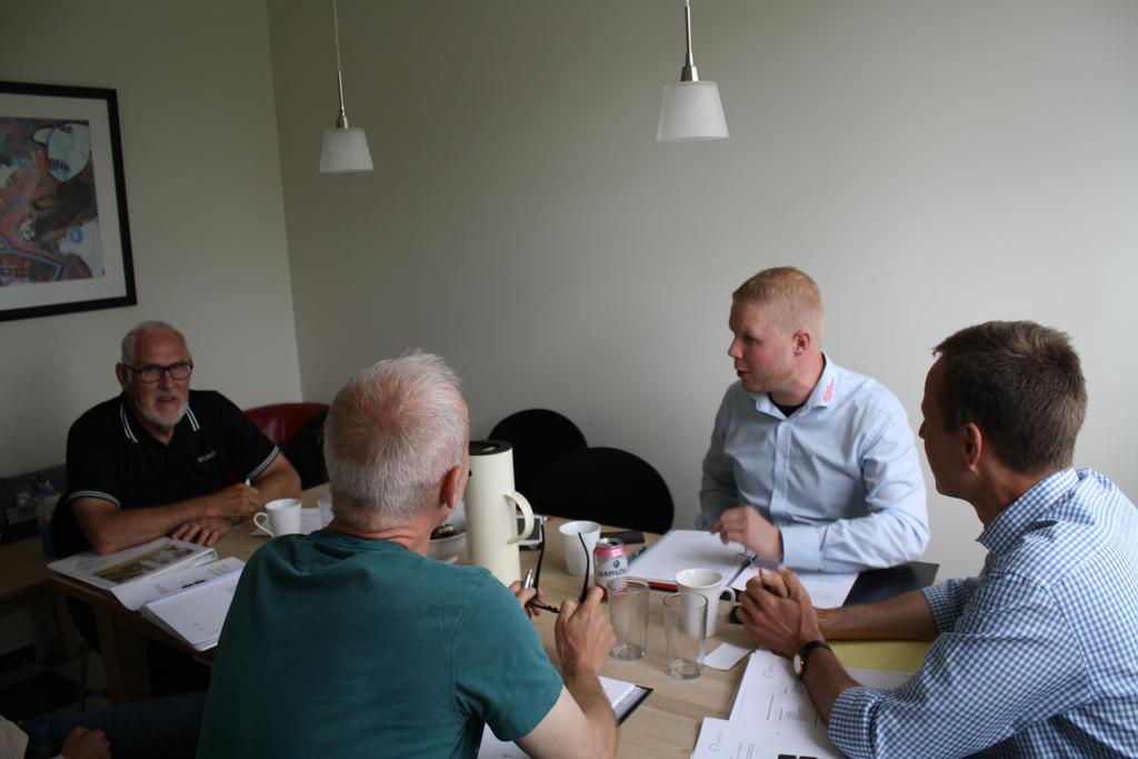 Netværksmøde i Uno Fokus Netværket møderne gik på skift hos de respektive virksomheder. Her møde blev holdt hos Tandlægerne i Skørping.