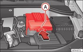 Kontrol og påfyldning Stands bilen, så snart det er muligt og sikkert. FORSIGTIG Hvis du ignorerer lysende kontrollamper og tekstmeddelelser, kan det medføre skader på bilen.
